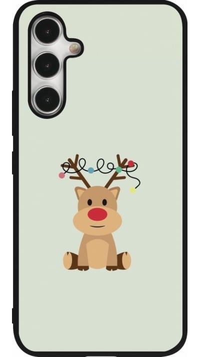 Samsung Galaxy A54 Case Hülle - Silikon schwarz Christmas 22 baby reindeer