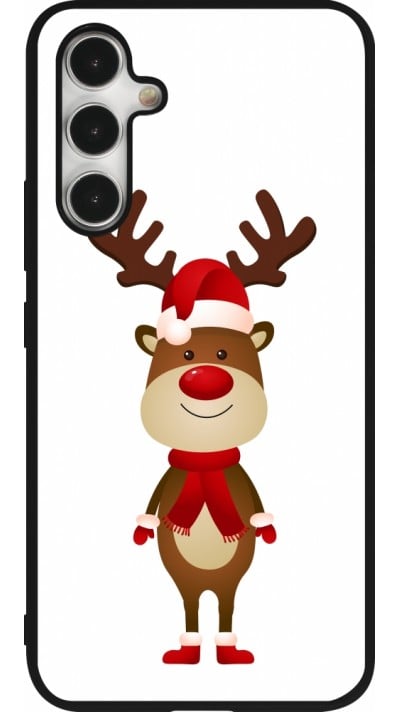 Samsung Galaxy A54 Case Hülle - Silikon schwarz Christmas 22 reindeer