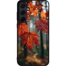Samsung Galaxy A55 5G Case Hülle - Silikon schwarz Autumn 25 Rain