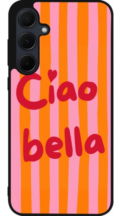 Coque Samsung Galaxy A55 5G - Silicone rigide noir Bye Bella 2026