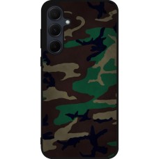 Samsung Galaxy A55 5G Case Hülle - Silikon schwarz Camouflage 3