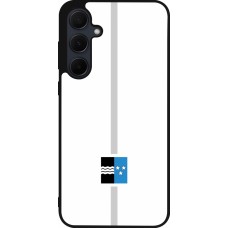 Samsung Galaxy A55 5G Case Hülle - Silikon schwarz Kanton AG weiss