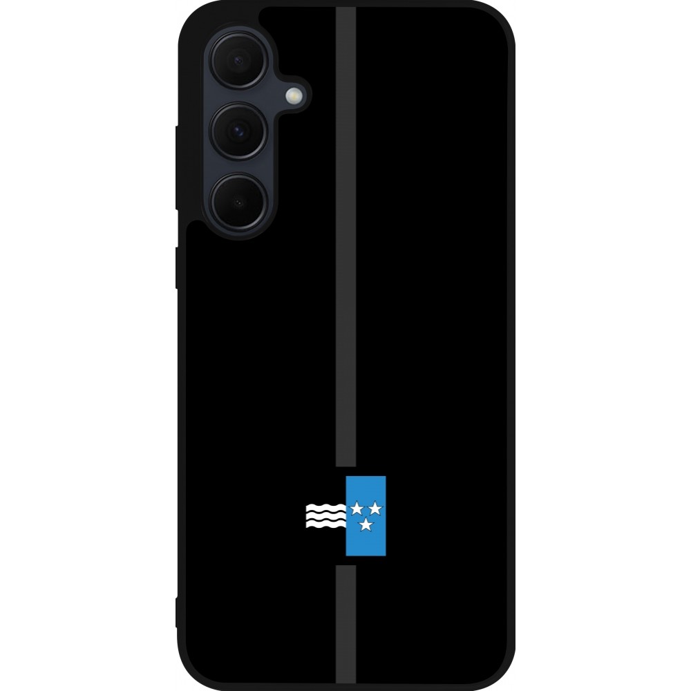 Samsung Galaxy A55 5G Case Hülle - Silikon schwarz Kanton AG schwarz