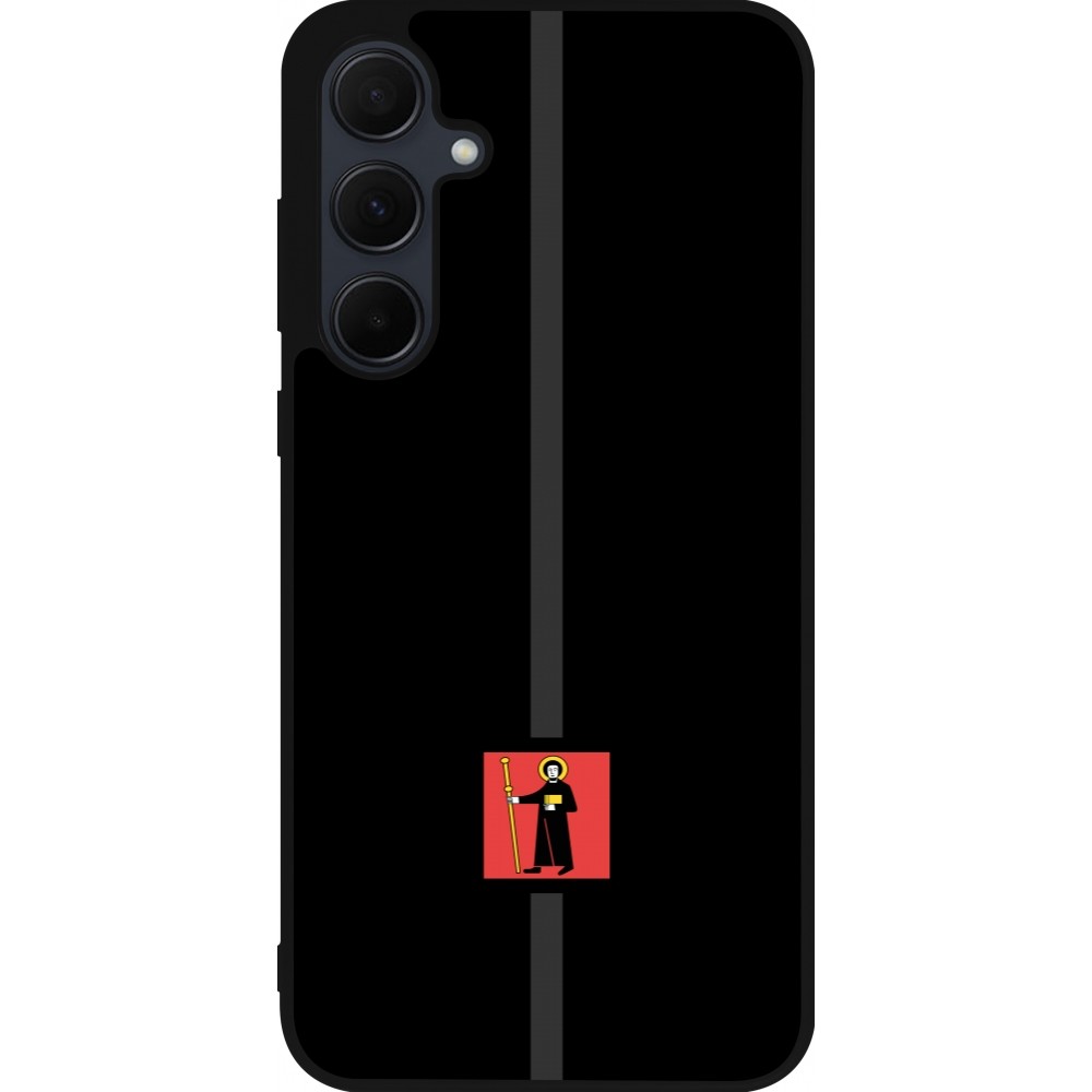 Samsung Galaxy A55 5G Case Hülle - Silikon schwarz Kanton GL schwarz