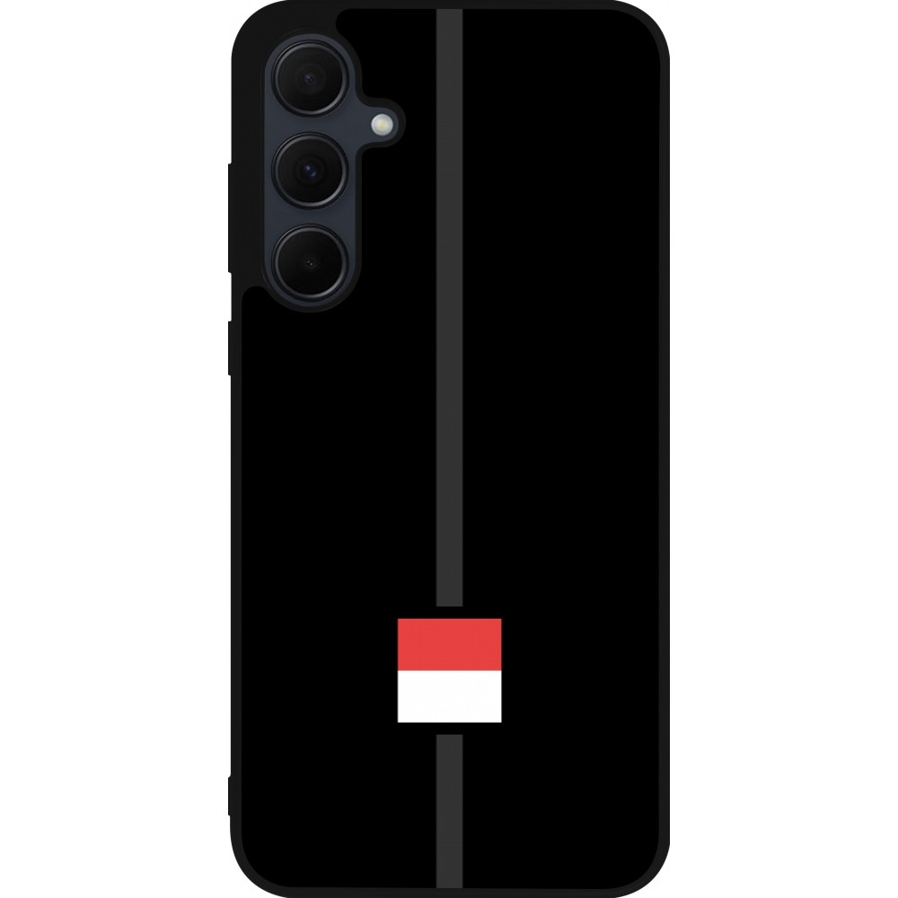 Coque Samsung Galaxy A55 5G - Silicone rigide noir Canton SO noir