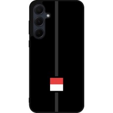 Coque Samsung Galaxy A55 5G - Silicone rigide noir Canton SO noir