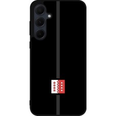 Samsung Galaxy A55 5G Case Hülle - Silikon schwarz Kanton VS schwarz