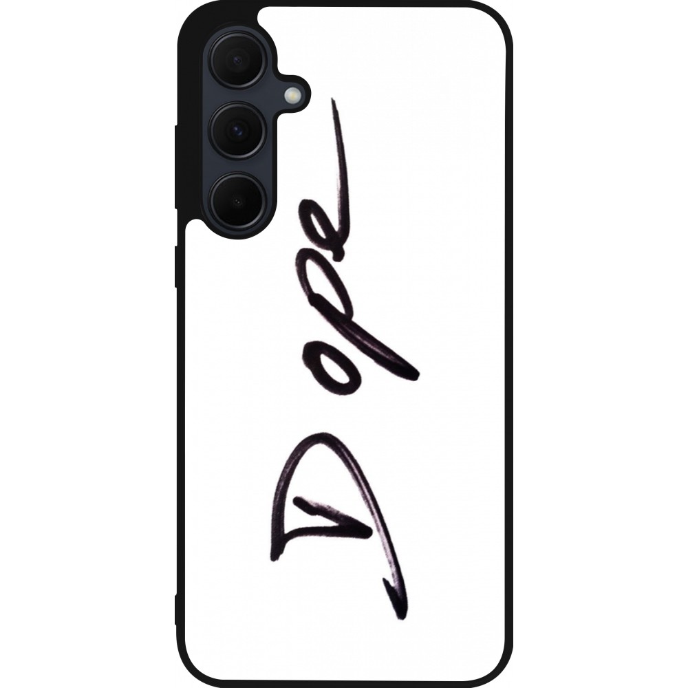 Coque Samsung Galaxy A55 5G - Silicone rigide noir Dope