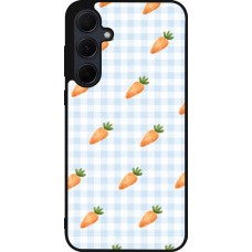 Coque Samsung Galaxy A55 5G - Silicone rigide noir Easter 2026 Pattern carrots