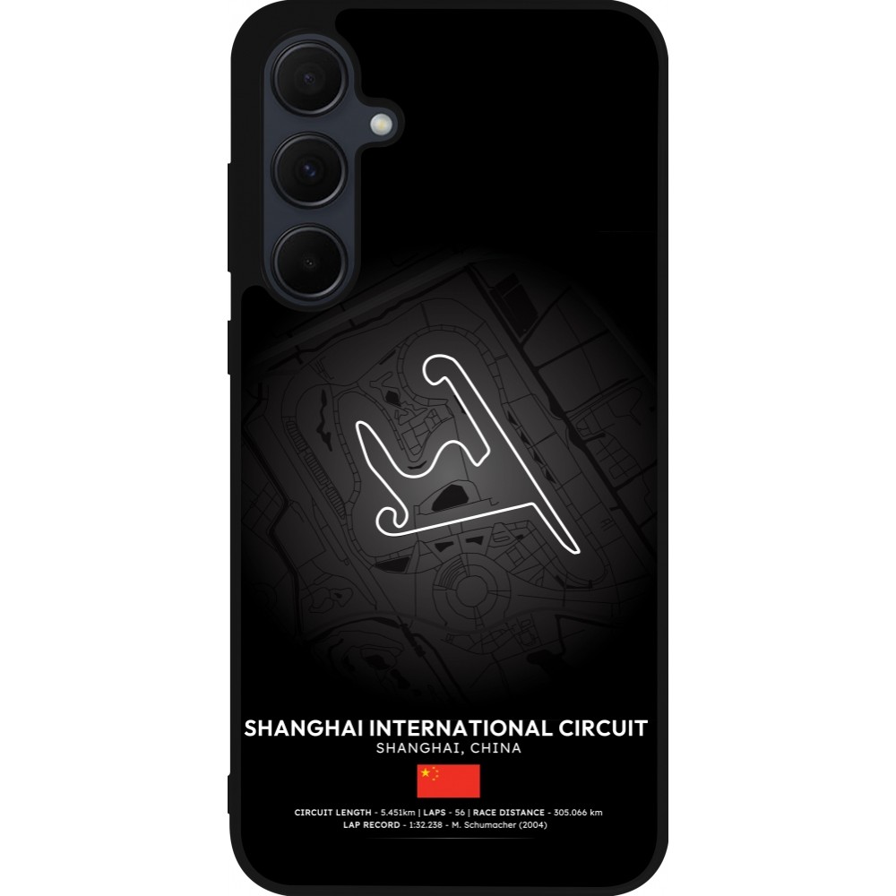Samsung Galaxy A55 5G Case Hülle - Silikon schwarz F1 Track 2025 China