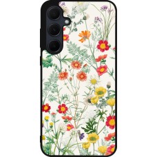 Coque Samsung Galaxy A55 5G - Silicone rigide noir Flora Botanical Wildlife