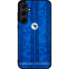 Coque Samsung Galaxy A55 5G - Silicone rigide noir Maillot de football Bosnie-Herzégovine 2026 personnalisable