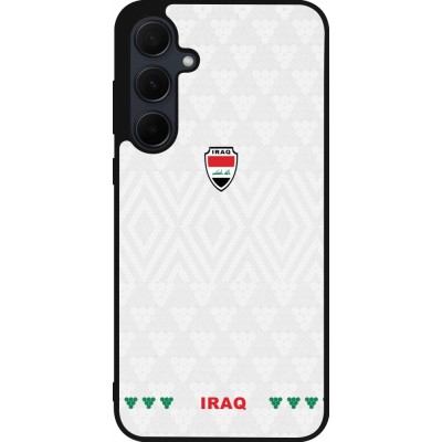 Samsung Galaxy A55 5G Case Hülle - Silikon schwarz Irak 2026 personalisierbares Fussballtrikot