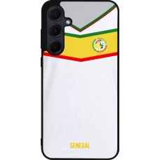 Coque Samsung Galaxy A55 5G - Silicone rigide noir Maillot de football Senegal 2022 personnalisable