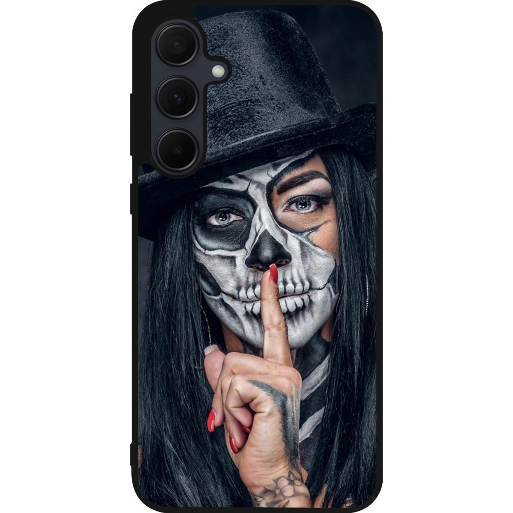 Coque Samsung Galaxy A55 5G - Silicone rigide noir Halloween 18 19