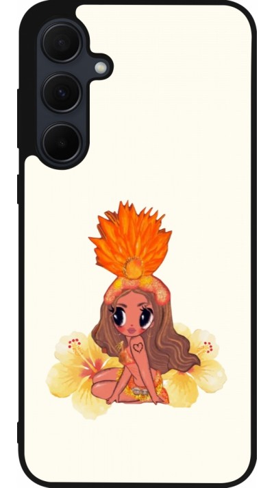 Coque Samsung Galaxy A55 5G - Silicone rigide noir Karol G Tropicoqueta