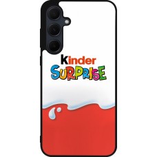 Coque Samsung Galaxy A55 5G - Silicone rigide noir Kinder Surprise