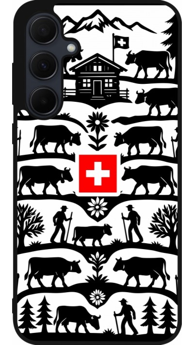 Samsung Galaxy A55 5G Case Hülle - Silikon schwarz Poya Schweiz 3