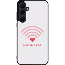 Coque Samsung Galaxy A55 5G - Silicone rigide noir Saint Valentines Day 26 Love is in the air