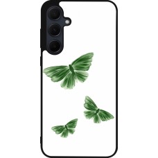 Coque Samsung Galaxy A55 5G - Silicone rigide noir Butterflies Spring 2026