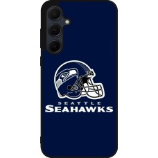 Coque Samsung Galaxy A55 5G - Silicone rigide noir Super Bowl 26 Seattle 3