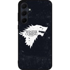Samsung Galaxy A55 5G Case Hülle - Silikon schwarz Winter is coming Stark