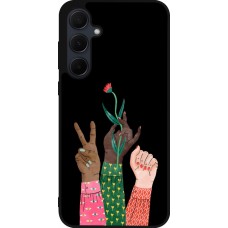 Coque Samsung Galaxy A55 5G - Silicone rigide noir Womens day 2026 2