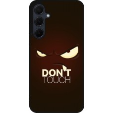 Samsung Galaxy A56 Case Hülle - Silikon schwarz Angry Dont Touch