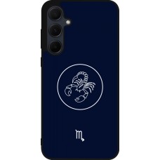 Samsung Galaxy A56 Case Hülle - Silikon schwarz Astrologie Skorpion