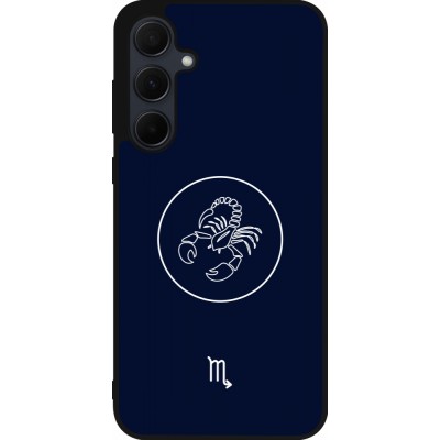 Coque Samsung Galaxy A56 - Silicone rigide noir Astrologie Scorpion