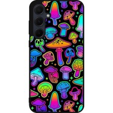 Coque Samsung Galaxy A56 - Silicone rigide noir Autumn 2024 magic mushrooms