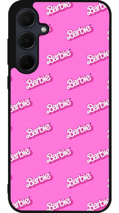 Samsung Galaxy A56 Case Hülle - Silikon schwarz Barbie Pattern