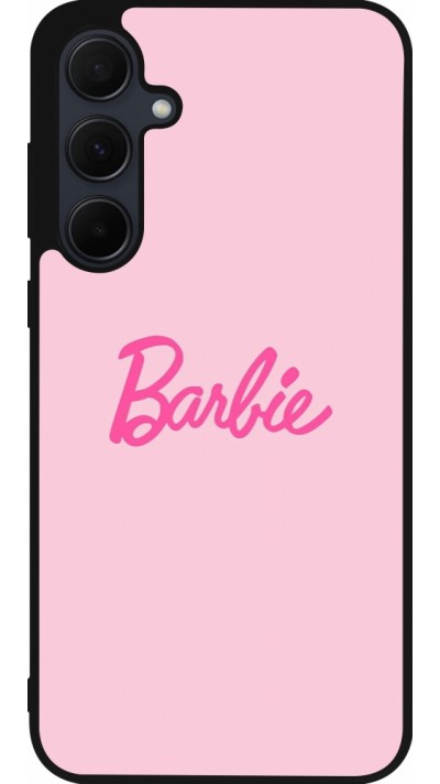 Samsung Galaxy A56 Case Hülle - Silikon schwarz Barbie Text