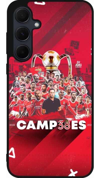Samsung Galaxy A56 Case Hülle - Silikon schwarz Benfica Campeoes 2023