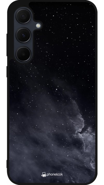Samsung Galaxy A56 Case Hülle - Silikon schwarz Black Sky Clouds