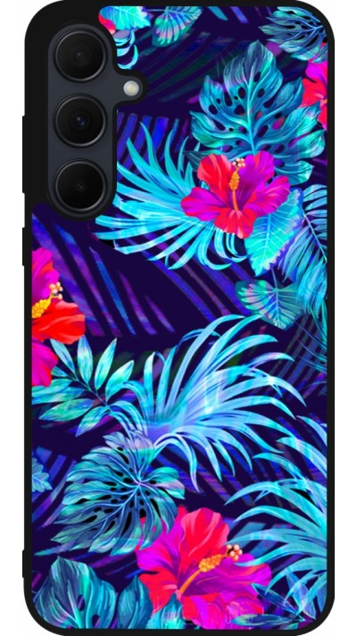 Samsung Galaxy A56 Case Hülle - Silikon schwarz Blue Forest