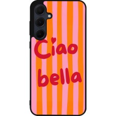 Coque Samsung Galaxy A56 - Silicone rigide noir Bye Bella 2026