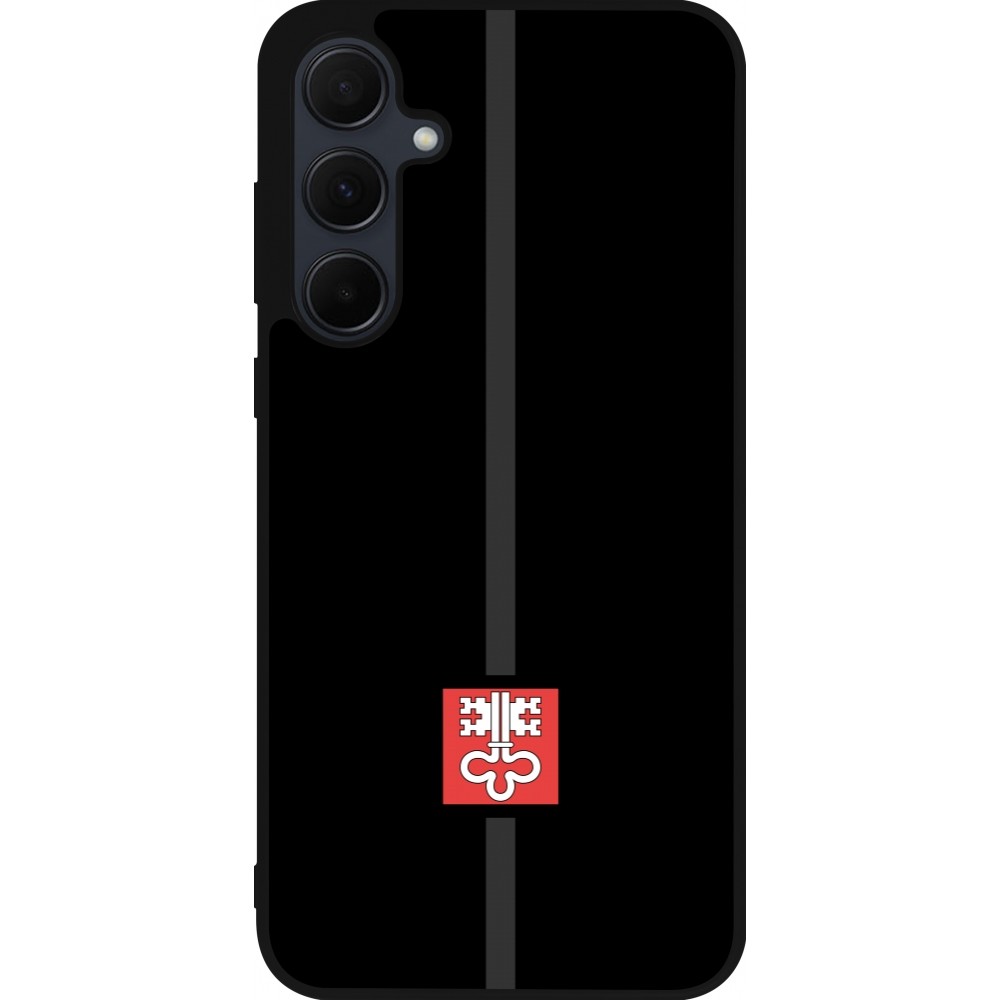 Coque Samsung Galaxy A56 - Silicone rigide noir Canton NW noir