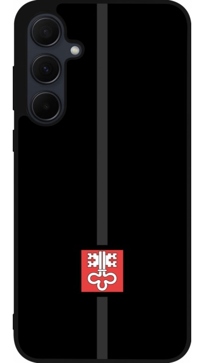 Coque Samsung Galaxy A56 - Silicone rigide noir Canton NW noir