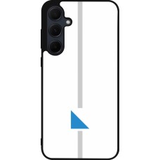 Coque Samsung Galaxy A56 - Silicone rigide noir Canton ZH blanc