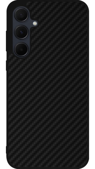 Samsung Galaxy A56 Case Hülle - Silikon schwarz Carbon Basic