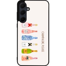 Samsung Galaxy A56 Case Hülle - Silikon schwarz Champagne Please