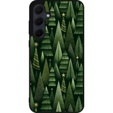 Coque Samsung Galaxy A56 - Silicone rigide noir Christmas 25 Pattern Xmas Tree