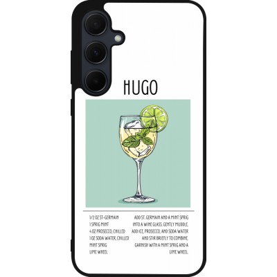 Coque Samsung Galaxy A56 - Silicone rigide noir Cocktail recette Hugo