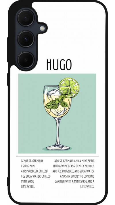 Samsung Galaxy A56 Case Hülle - Silikon schwarz Cocktail Rezept Hugo