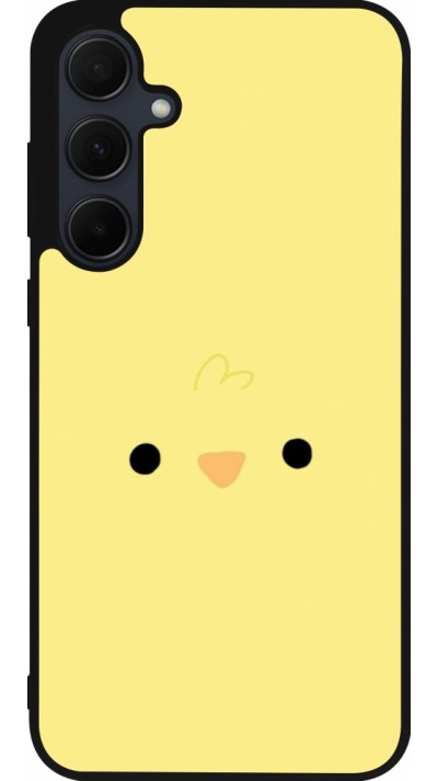 Samsung Galaxy A56 Case Hülle - Silikon schwarz Easter 2026 Little chicken