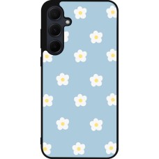 Samsung Galaxy A56 Case Hülle - Silikon schwarz Easter 2024 daisy flower