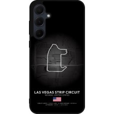 Coque Samsung Galaxy A56 - Silicone rigide noir F1 Track 2025 Las Vegas