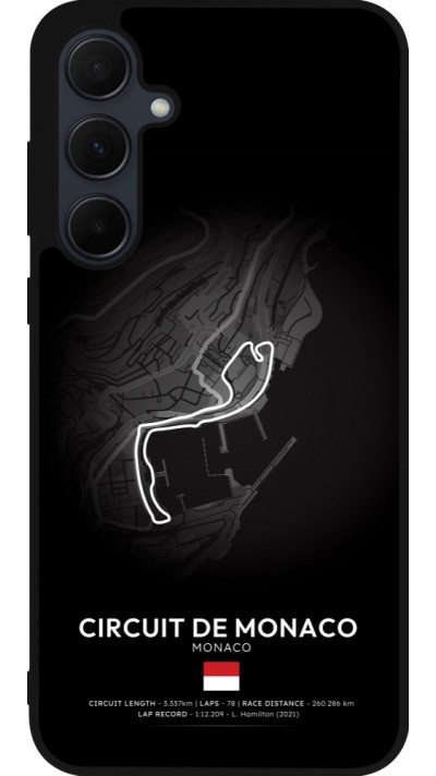 Samsung Galaxy A56 Case Hülle - Silikon schwarz F1 Track 2025 Monaco