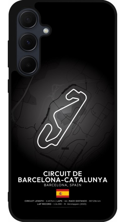 Samsung Galaxy A56 Case Hülle - Silikon schwarz F1 Track 2025 Spain